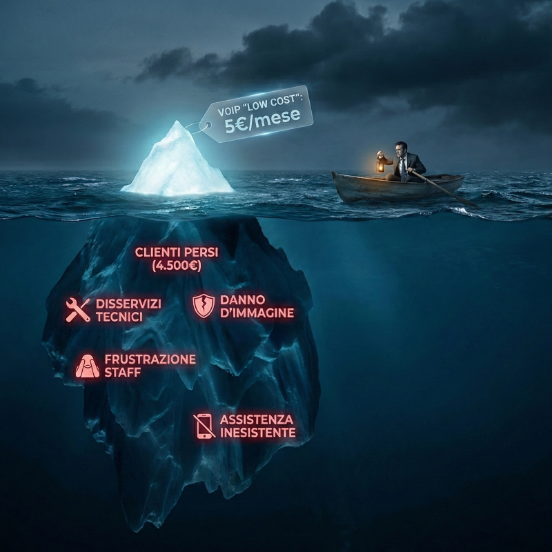 Il costo della finta convenienza: perché il VoIP “low cost” ti fa perdere soldi